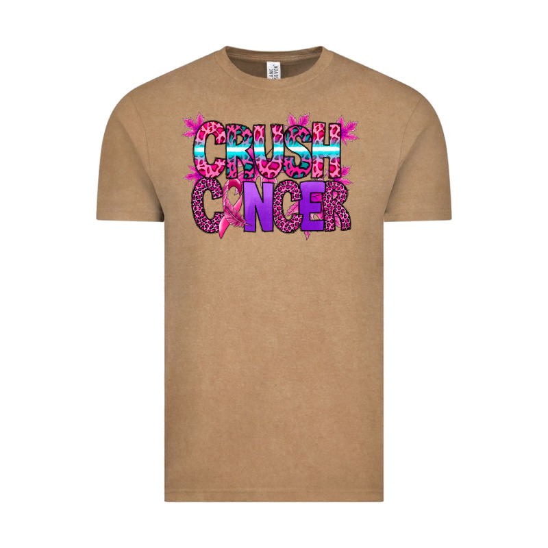 Crush Cancer Vintage Tee by SublimationCraftShop | Teevron