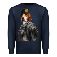 Navy Pet Portraits, Custom Pet Portraits, Renaissance Pet Portraits, Custom Premium Sweatshirt - RanaPortraitStore