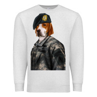 Oatmeal Heather Pet Portraits, Custom Pet Portraits, Renaissance Pet Portraits, Custom Premium Sweatshirt - RanaPortraitStore