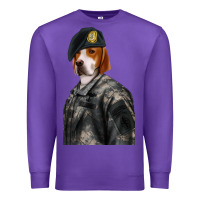 Purple Pet Portraits, Custom Pet Portraits, Renaissance Pet Portraits, Custom Premium Sweatshirt - RanaPortraitStore
