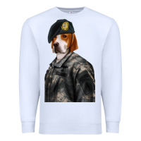 White Pet Portraits, Custom Pet Portraits, Renaissance Pet Portraits, Custom Premium Sweatshirt - RanaPortraitStore