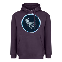 Plum Sea Emperor Transparent Graphic Heavyweight Hoodie - Bettercallsaul