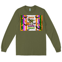 Army Green Trick rawr treat kids bottle Long Sleeve Tee - Artiststas