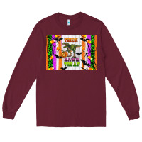 Burgundy Trick rawr treat kids bottle Long Sleeve Tee - Artiststas