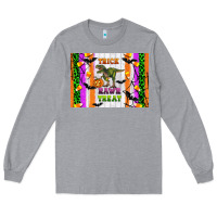 Heather Grey Trick rawr treat kids bottle Long Sleeve Tee - Artiststas