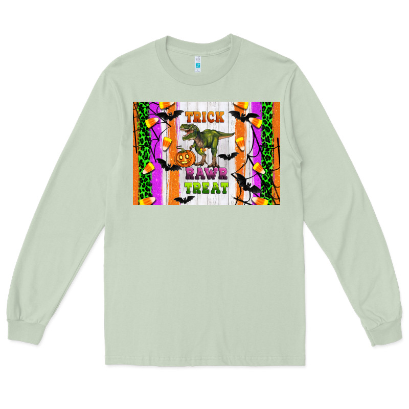 Trick Rawr Treat Kids Bottle Long Sleeve Tee by Artiststas | Teevron