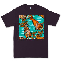 Plum fall gnomes seamless pattern Premium Tee - BundleAndBundleShop