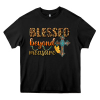 Black Blessed Beyond Measure Heavy Core Tee - BundleAndBundleShop