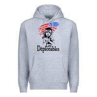 Heather Grey les deplorables Premium Hoodie - baoMotion
