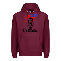 Burgundy les deplorables Premium Hoodie - baoMotion
