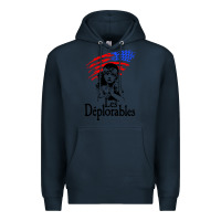 Navy les deplorables Premium Hoodie - baoMotion