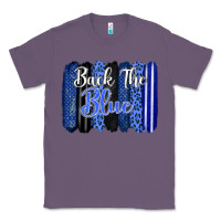 Lavender Back the blue brushstrokes Classic Tee - FaDigitalArtStudio
