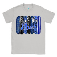 Moon Dust Back the blue brushstrokes Classic Tee - FaDigitalArtStudio