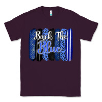 Plum Back the blue brushstrokes Classic Tee - FaDigitalArtStudio