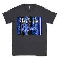 Smoke Back the blue brushstrokes Classic Tee - FaDigitalArtStudio