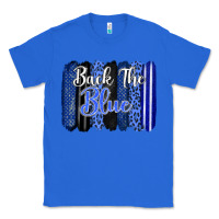 True Royal Back the blue brushstrokes Classic Tee - FaDigitalArtStudio