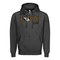 Charcoal Heather for the love of fall Zipper Hoodie - RanaPortraitStore