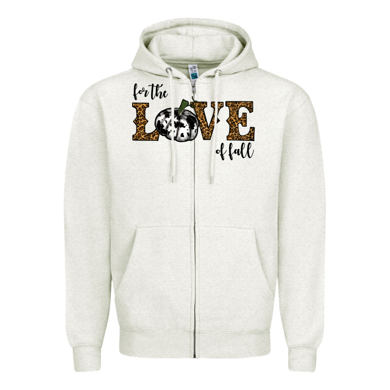 For The Love Of Fall Zipper Hoodie by RanaPortraitStore | Teevron