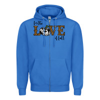True Royal for the love of fall Zipper Hoodie - RanaPortraitStore