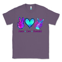 Lavender Peace Love Mermaid Classic Tee - Jasminsmagicworld