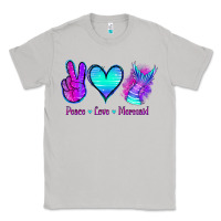 Moon Dust Peace Love Mermaid Classic Tee - Jasminsmagicworld