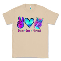 Mushroom Peace Love Mermaid Classic Tee - Jasminsmagicworld