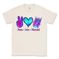 Natural Peace Love Mermaid Classic Tee - Jasminsmagicworld