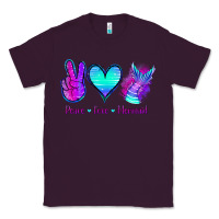 Plum Peace Love Mermaid Classic Tee - Jasminsmagicworld