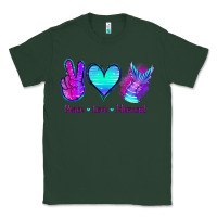 Sports Green Peace Love Mermaid Classic Tee - Jasminsmagicworld