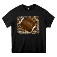 Black leopard american football backround Heavy Core Tee - RanaPortraitStore