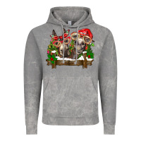 Cloud Rock Christmas donkeys Vintage Hoodie - BarkalooDesign
