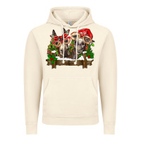 Vintage Artic Christmas donkeys Vintage Hoodie - BarkalooDesign