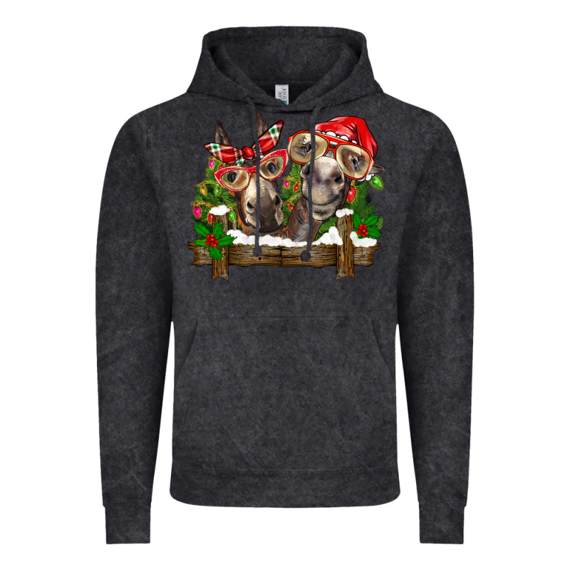 Christmas Donkeys Vintage Hoodie by BarkalooDesign | Teevron