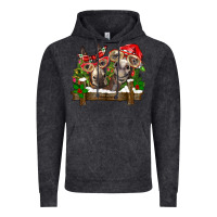 Vintage Black Christmas donkeys Vintage Hoodie - BarkalooDesign