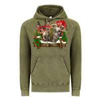 Vintage Olive Christmas donkeys Vintage Hoodie - BarkalooDesign