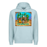 Blue Mist camping life tumbler Premium Hoodie - BarkalooDesign