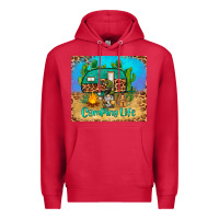 Cardinal camping life tumbler Premium Hoodie - BarkalooDesign