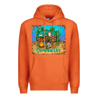 Carrot camping life tumbler Premium Hoodie - BarkalooDesign