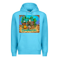 Ocean Blue camping life tumbler Premium Hoodie - BarkalooDesign