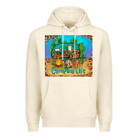 Sandshell camping life tumbler Premium Hoodie - BarkalooDesign