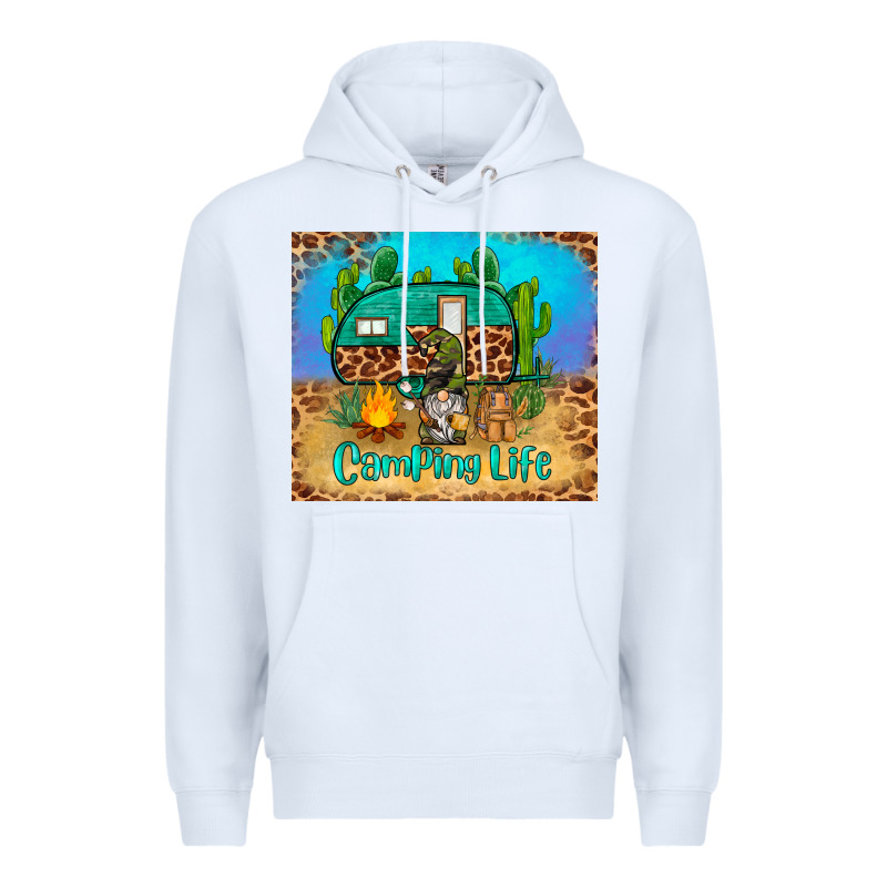 Camping Life Tumbler Premium Hoodie by BarkalooDesign | Teevron
