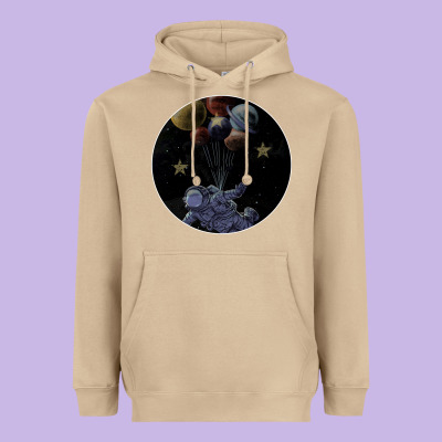Space Travel Heavyweight Hoodie Designed By Bettercallsaul