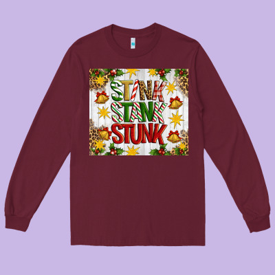 Stink Stank Stunk Long Sleeve Tee Designed By Artiststas