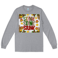 Heather Grey Stink stank stunk Long Sleeve Tee - Artiststas