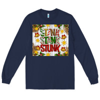 Navy Stink stank stunk Long Sleeve Tee - Artiststas