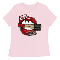 Bubblegum Pink Love Bites Ladies Tee - SublimationCraftShop