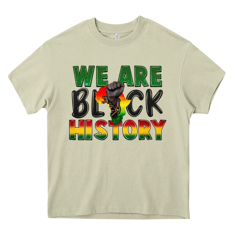 We Are Black History Heavy Core Tee by FaDigitalArtStudio | Teevron