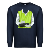Navy border collie engineer Premium Sweatshirt - RanaPortraitStore