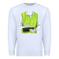 White border collie engineer Premium Sweatshirt - RanaPortraitStore