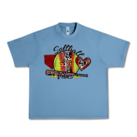 Pebble Blue softball vibes Urban Heavy Tee - SublimationCraftShop